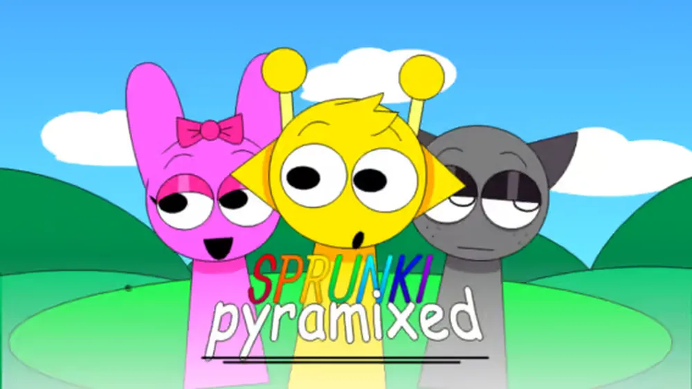 Sprunki Pyramixed But Robot MOD Play Online Sprunki Mod